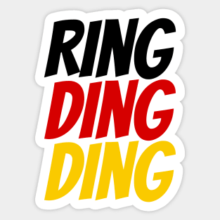 Ring Ding Ding - Sebastian Vettel 2 Sticker